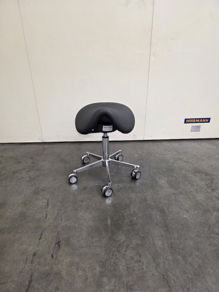 Zadelzitkruk anatomisch Small Zwart