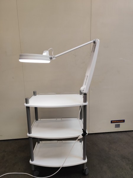 Loepenlamp De Luxe, Wit D90