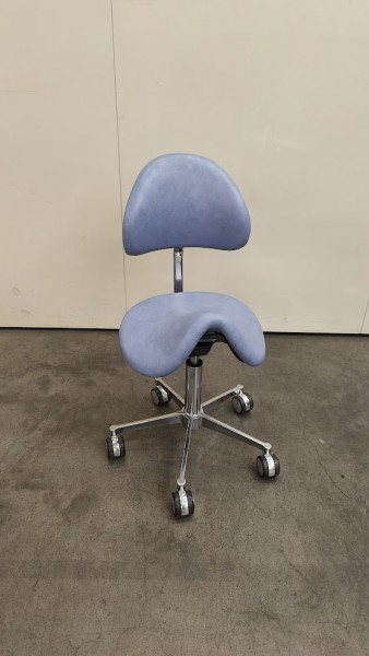Gharieni zadelzit anatomisch met rug, Azure Blauw H60